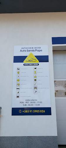 ACC oznaka i radno vrijeme servisa